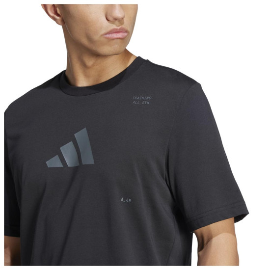 Adidas Ανδρική κοντομάνικη μπλούζα All-Gym Category Graphic Tee Adidas Ανδρική κοντομάνικη μπλούζα All-Gym Category Graphic Tee